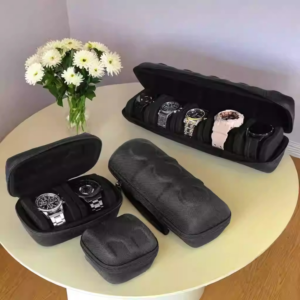 Men'S Accessories Drawer Organizer - 6/10 Slot Watch Box Watches Organizer