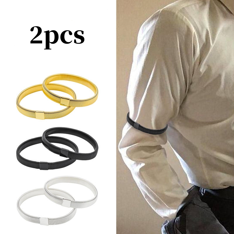 Men Accessories Ring - 2pcs Men Elasticated Arm Band Shirt