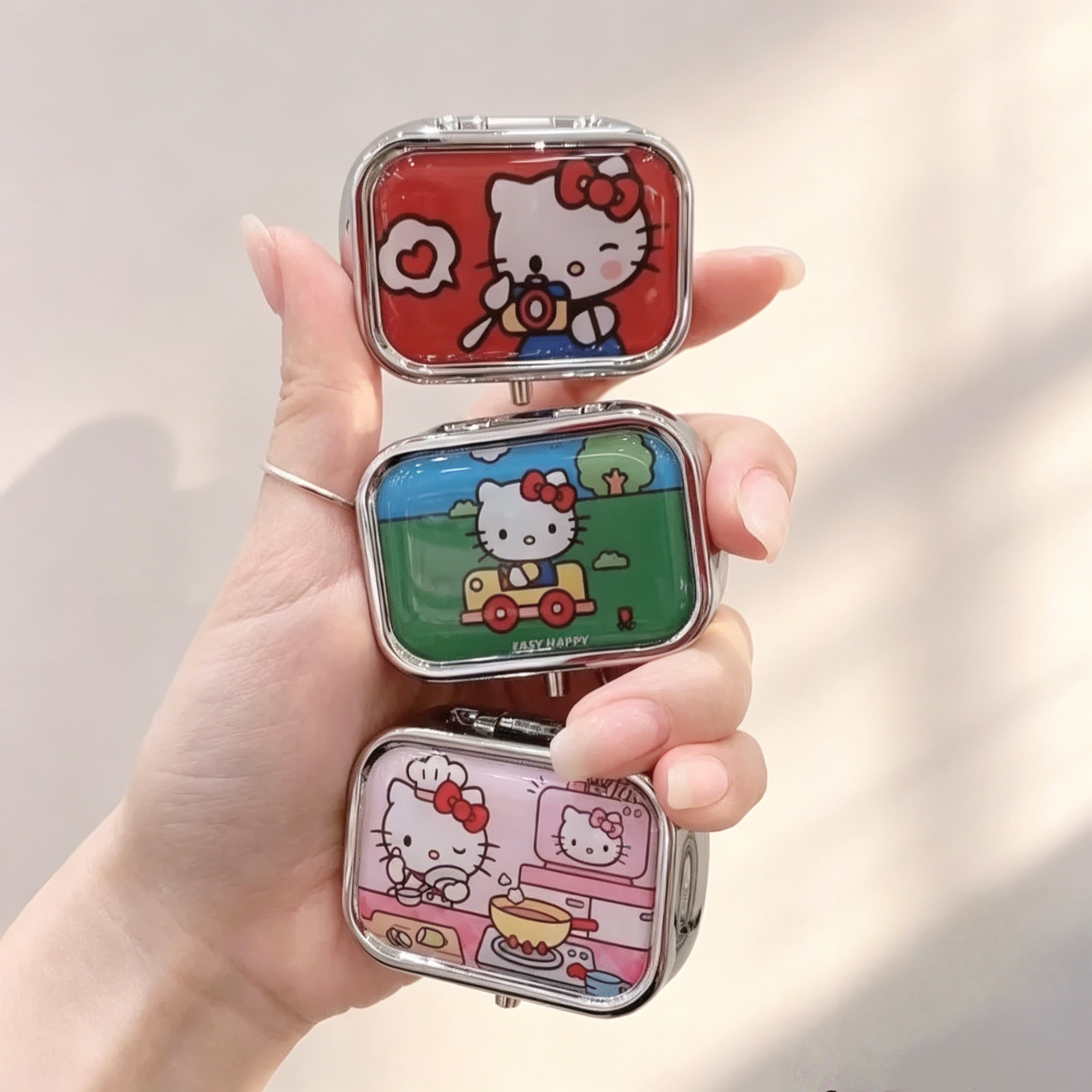 Men'S Accessories Drawer Organizer - 2026 Anime Hello Kitty Metal Storage