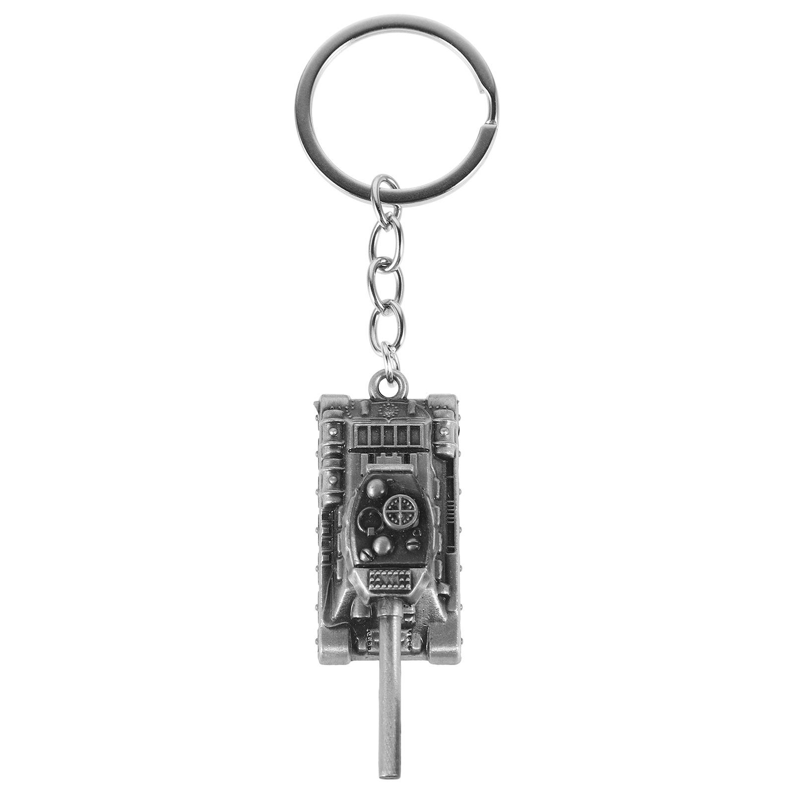 Men Accessories Ring - Premium Alloy 3D Tank Keychain Compact