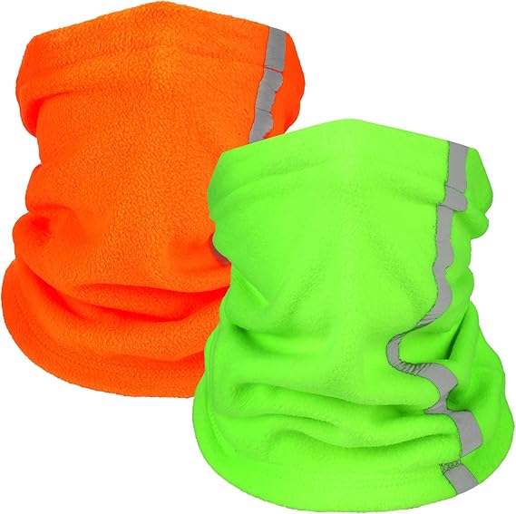 Men Accessories Ring - Fleece Neck Gaiter Visibility Reflective Safety