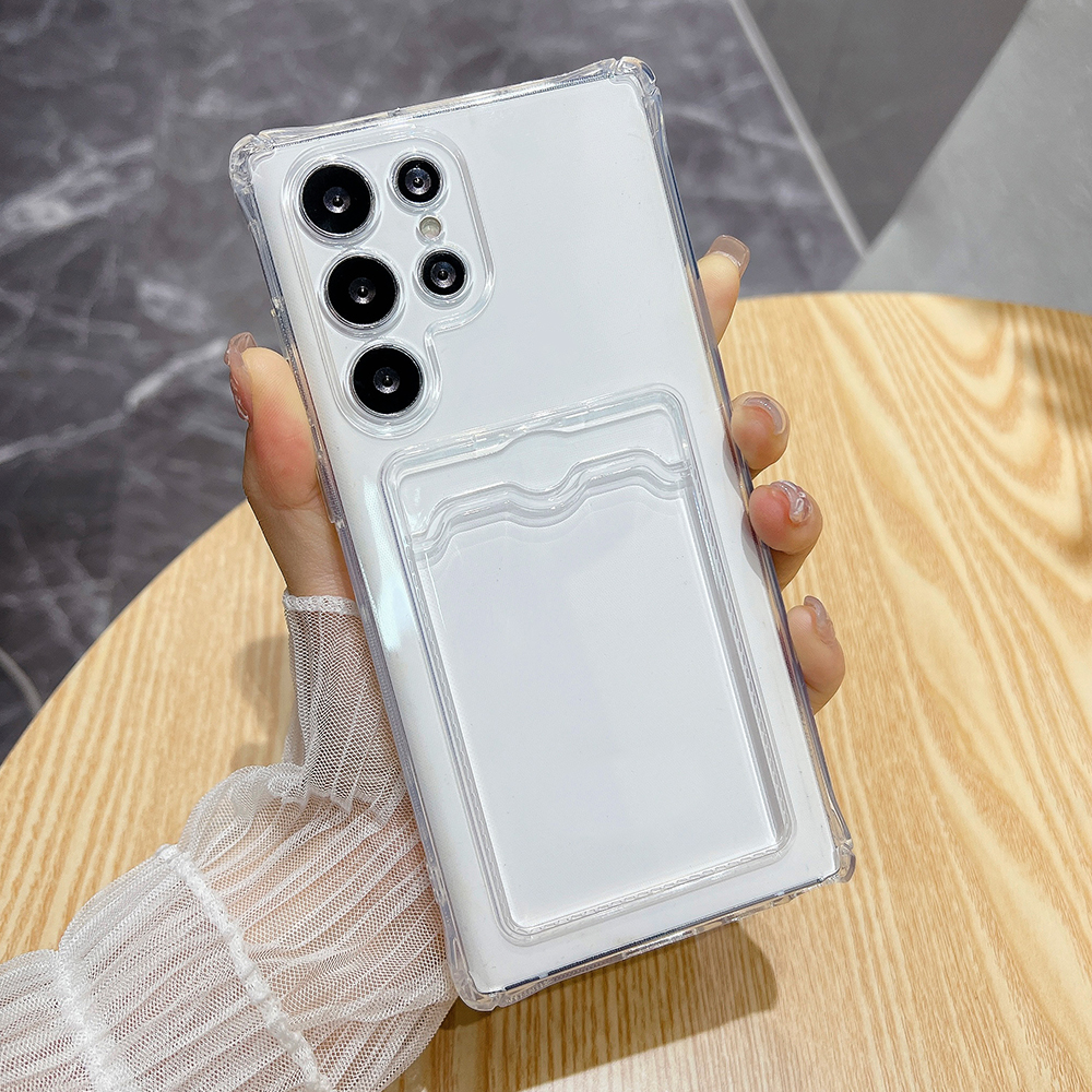 Phone Wallet Combo - Card Slot Bag Holder Clear Phone