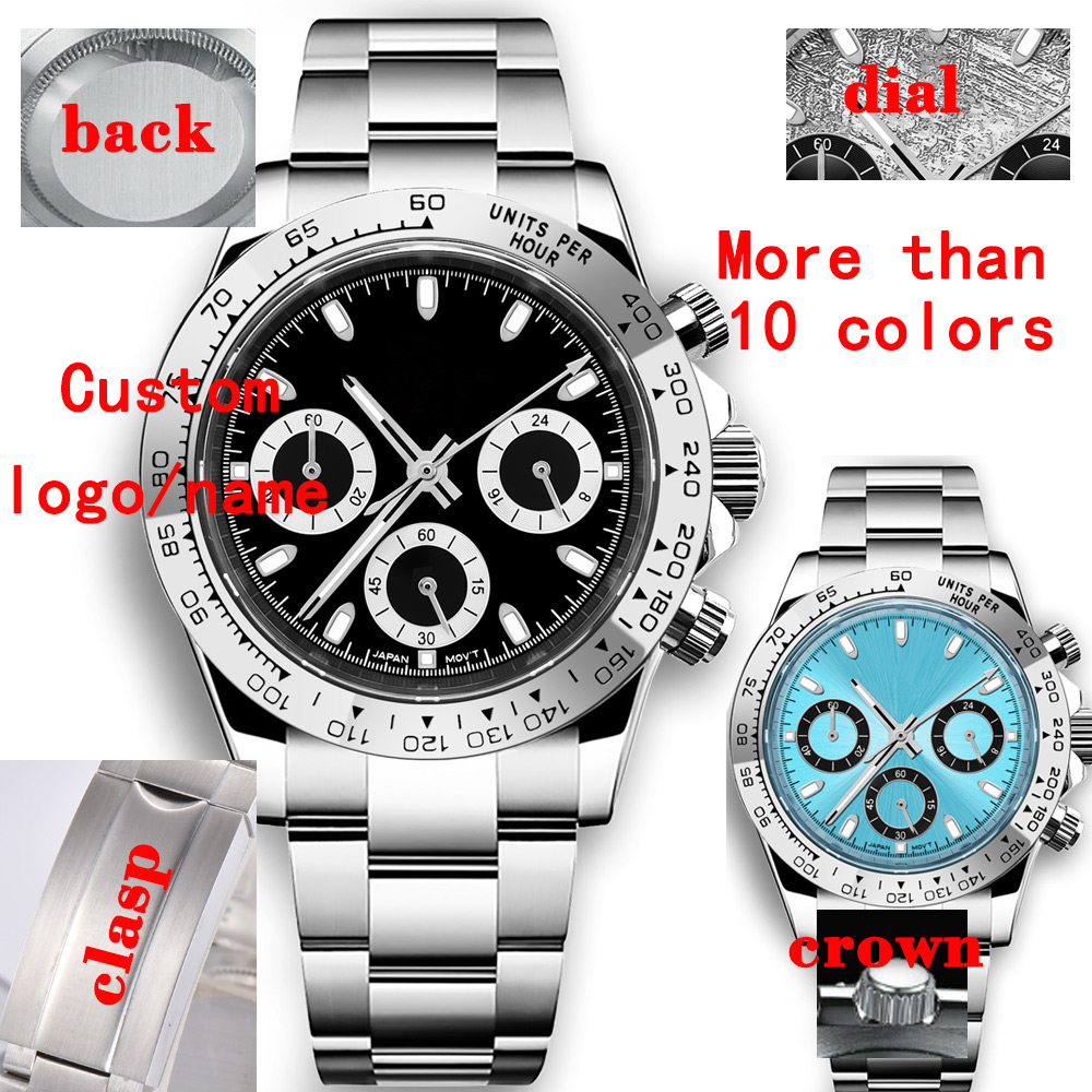 Men Accessories Bracelet - Custom 39mm Watch Quartz for Men