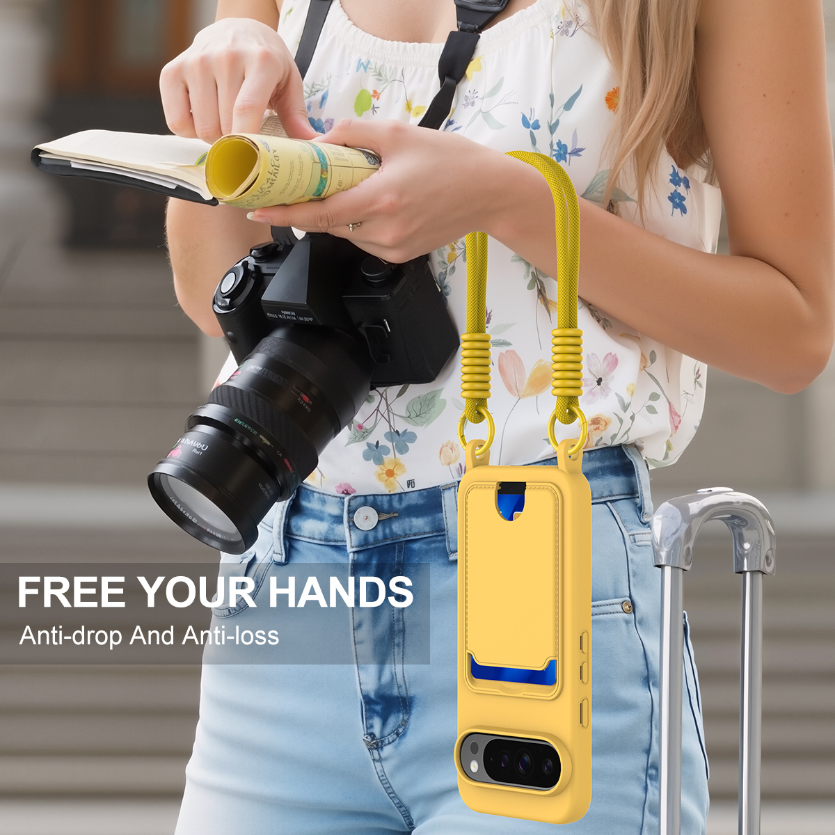 Premium Lanyard Rope Soft Liqu - Phone Wallet Combo ulasan dan harga