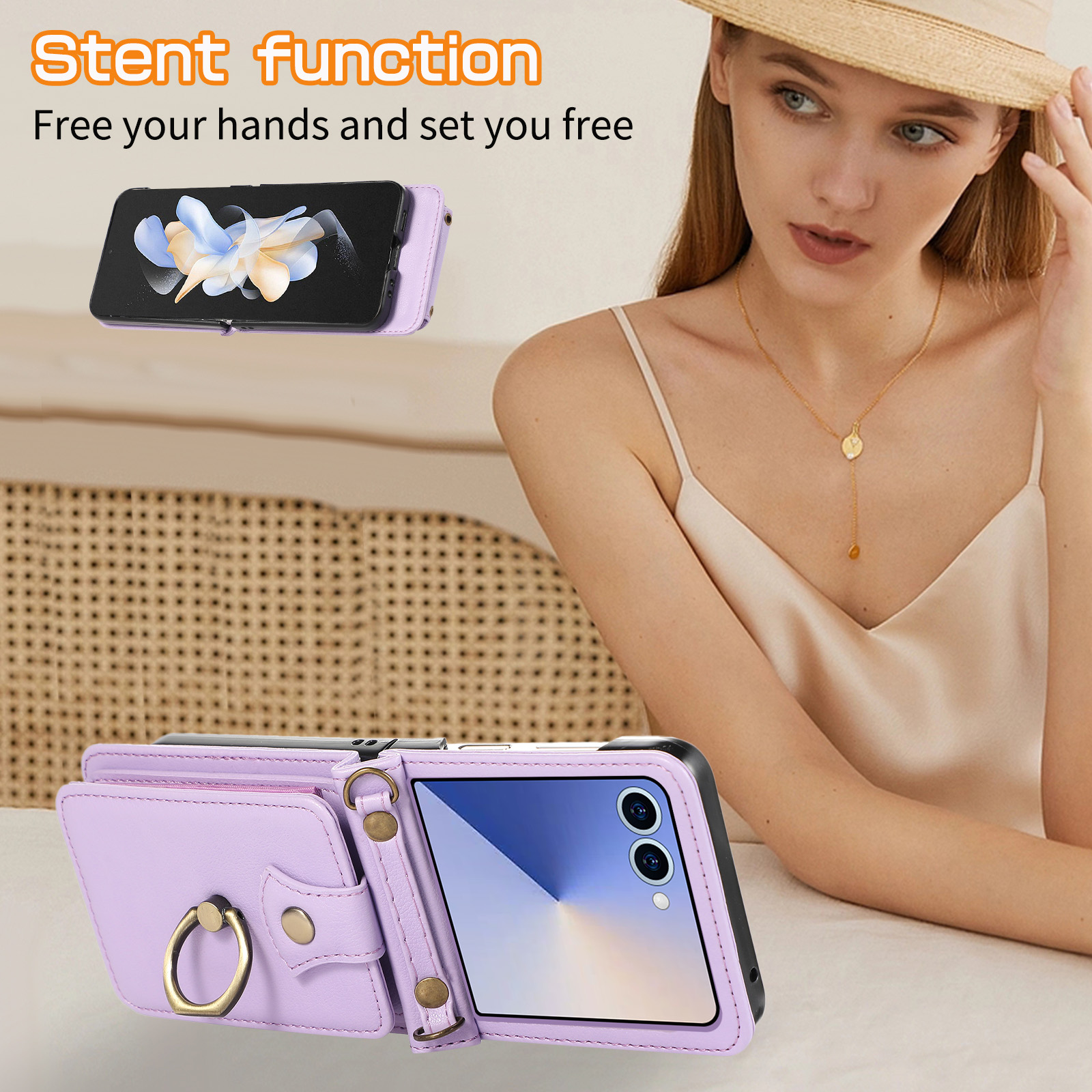 Leather Wallet Phone Case for  - Phone Wallet Combo ulasan dan harga