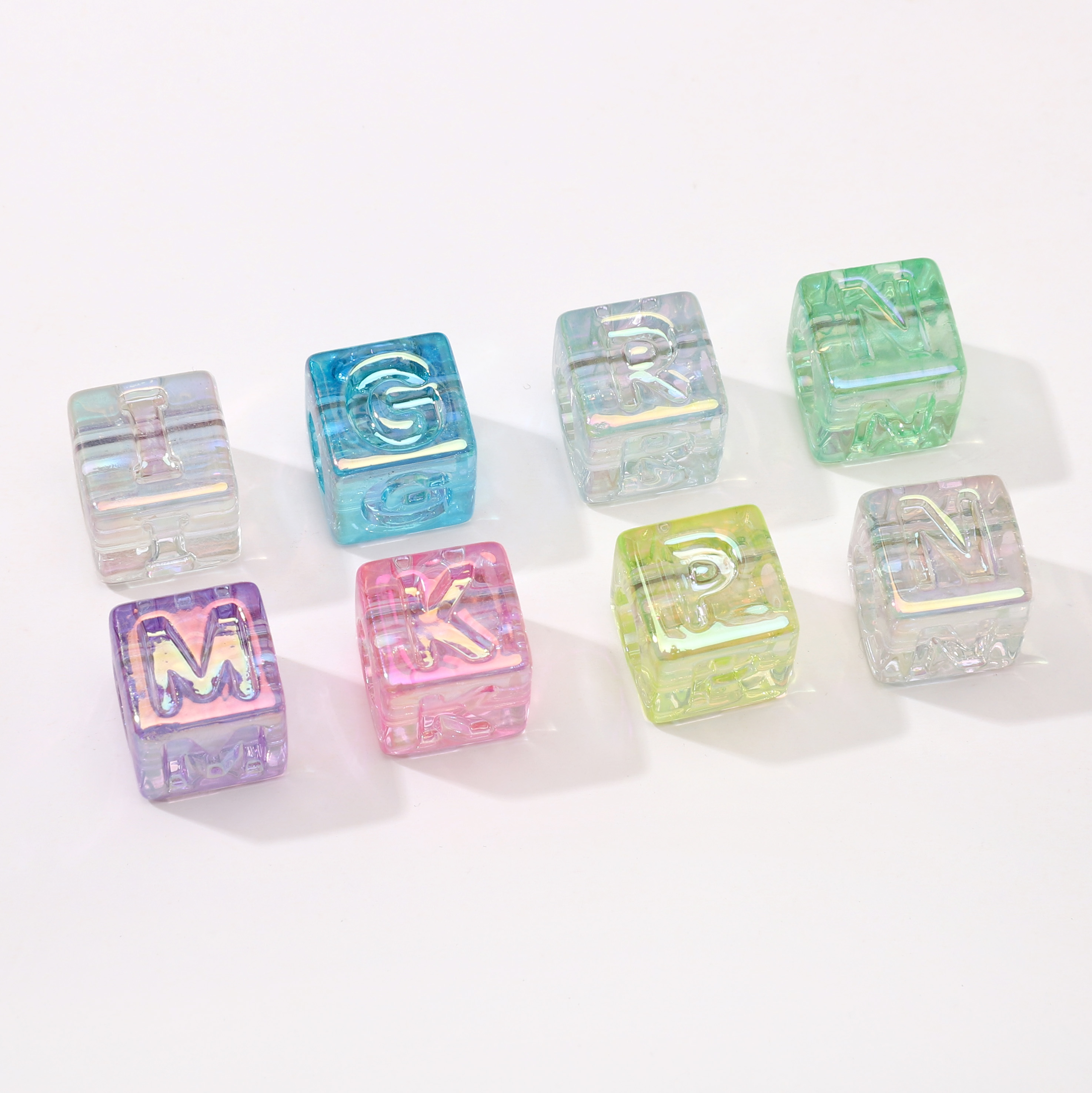 10Pcs beading Colorful Clear L - Men Accessories Bracelet ulasan dan harga