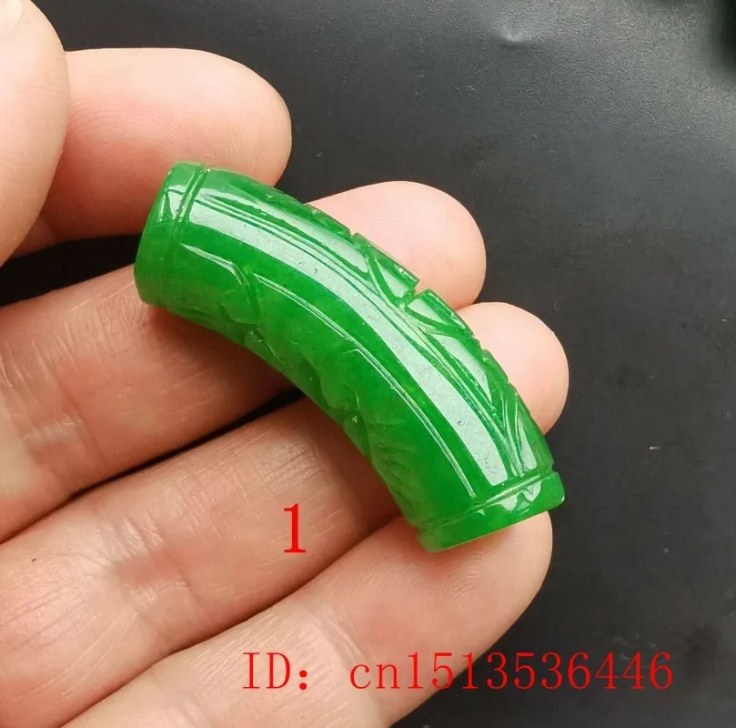 1pc Natural A Green Jade Money - Men Accessories Jewellery ulasan dan harga
