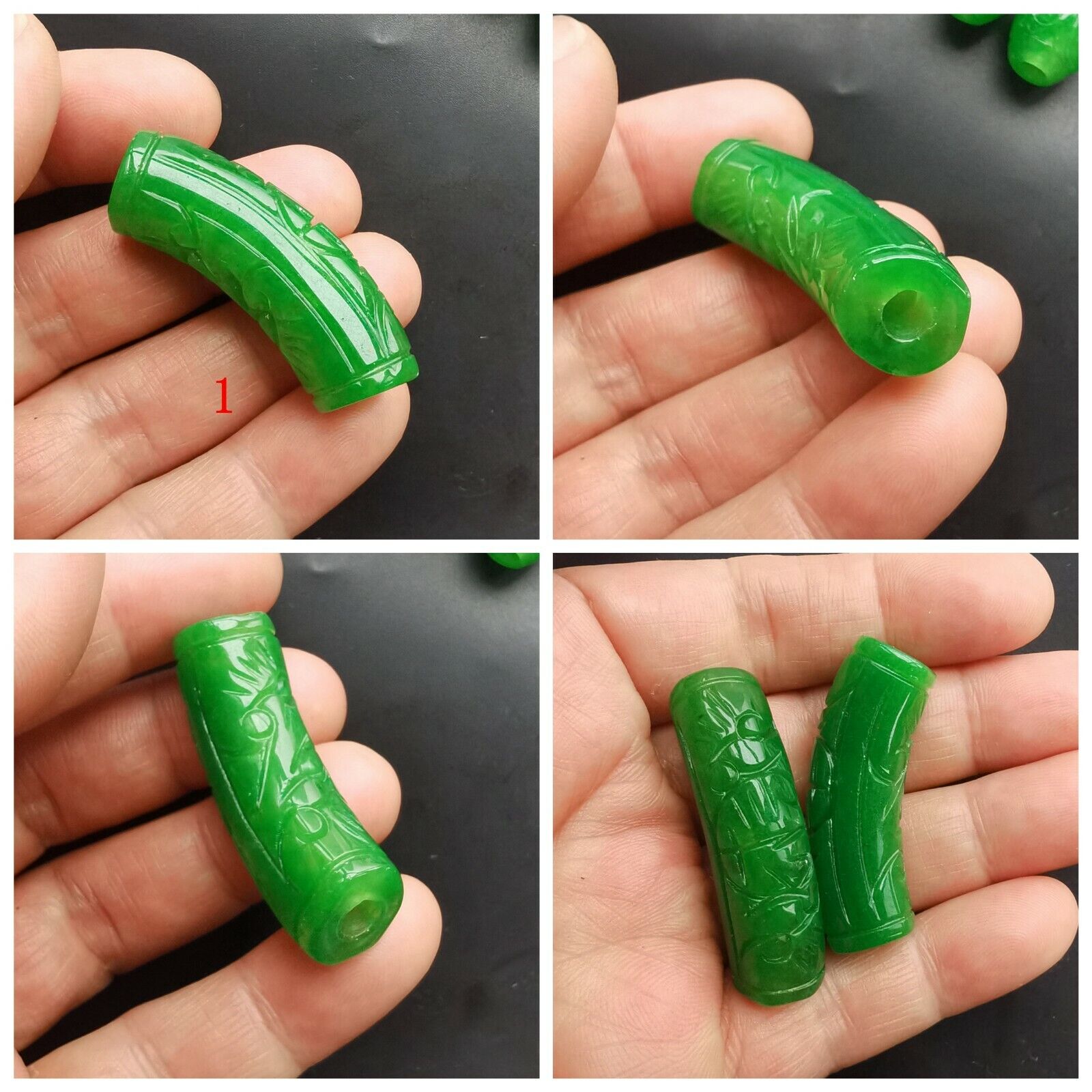 1pc Natural A Green Jade Money - Men Accessories Jewellery ulasan dan harga