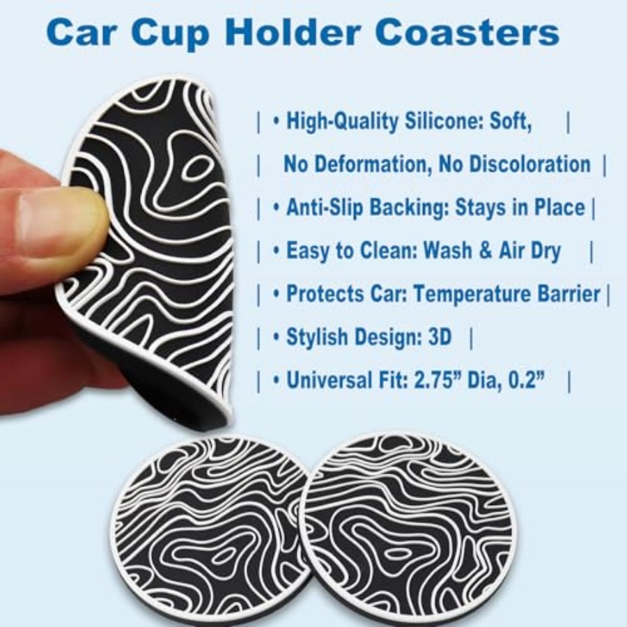 Car Cup Holder Coaster, Silico - Men'S Accessories Types ulasan dan harga