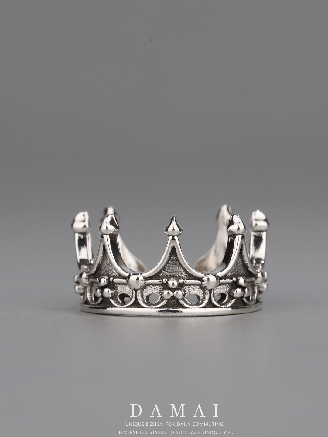 DAMAI Gothic Style Adjustable  - Men Accessories Ring ulasan dan harga