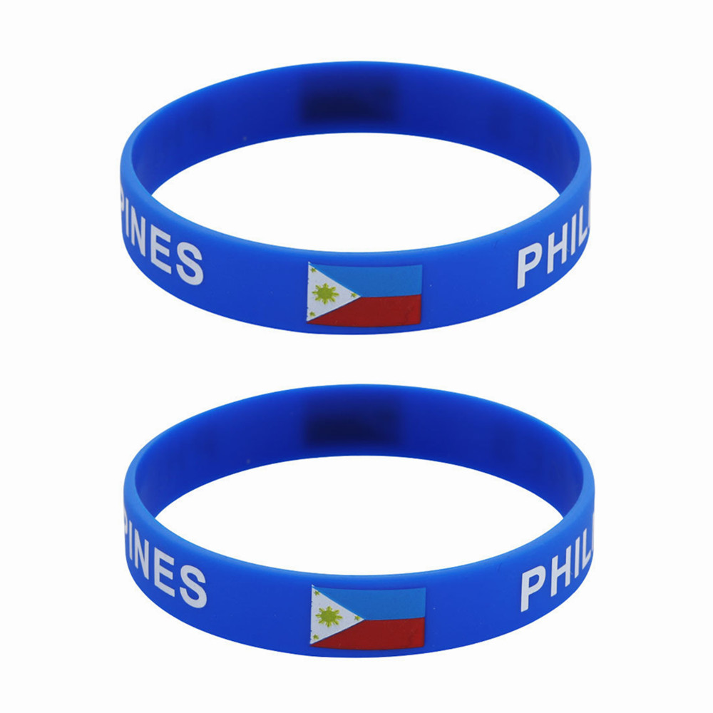 2pcs Philippines Flag Silicone - Men'S Accessories Philippines ulasan dan harga