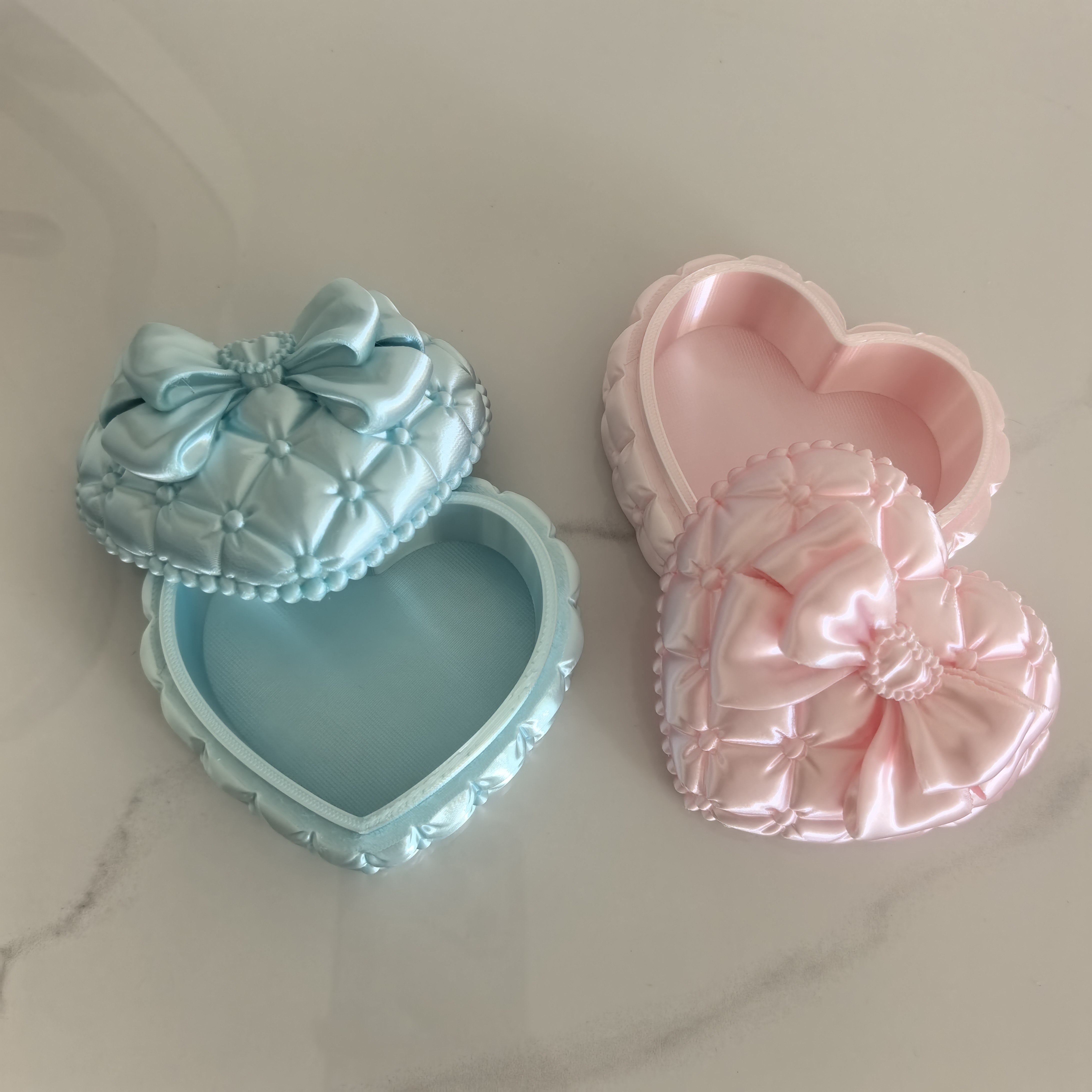 Silk Heart-Shaped Jewelry Box  - Men'S Accessories Drawer Organizer ulasan dan harga