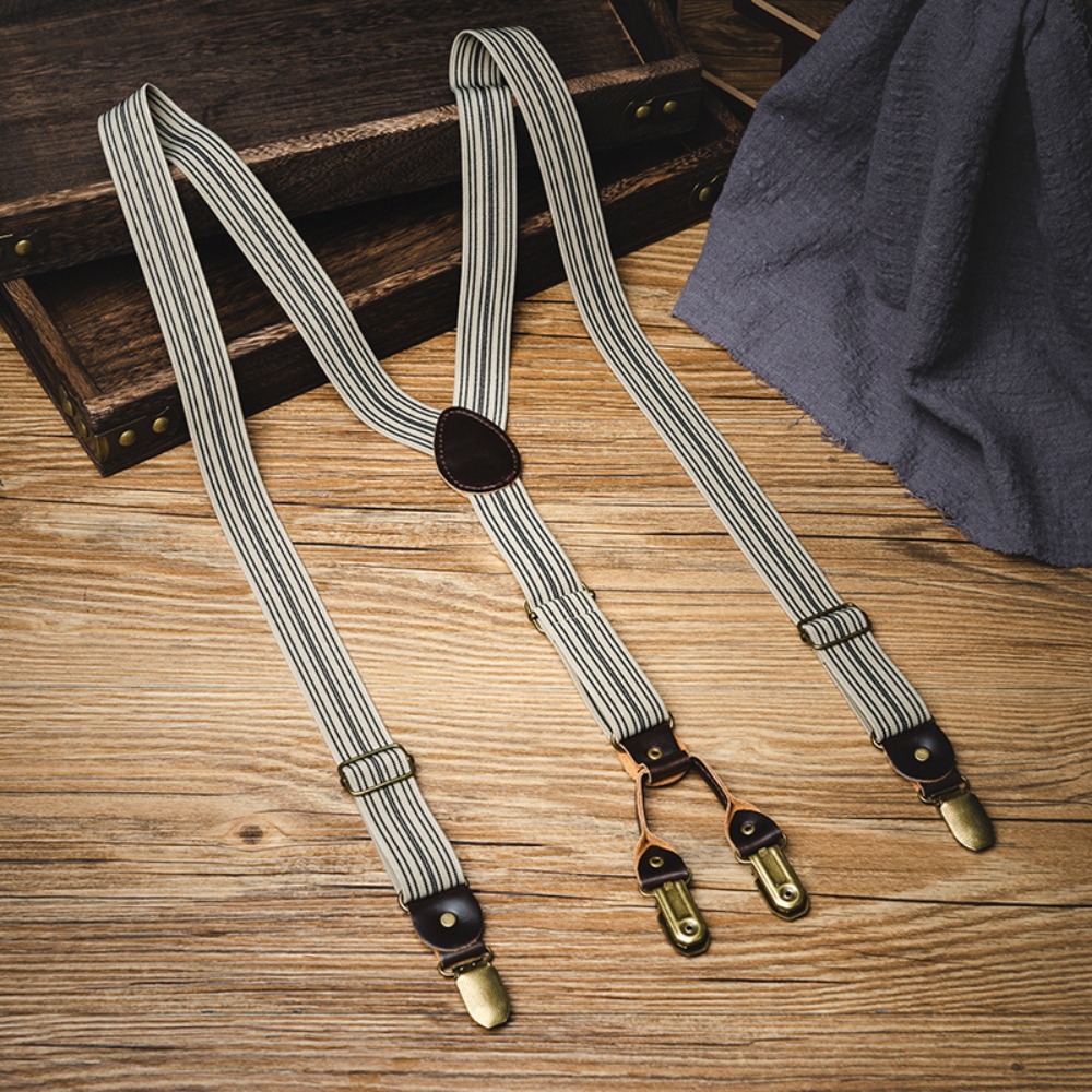 Retro Suspenders for Men Briti - Men'S Accessories Types ulasan dan harga