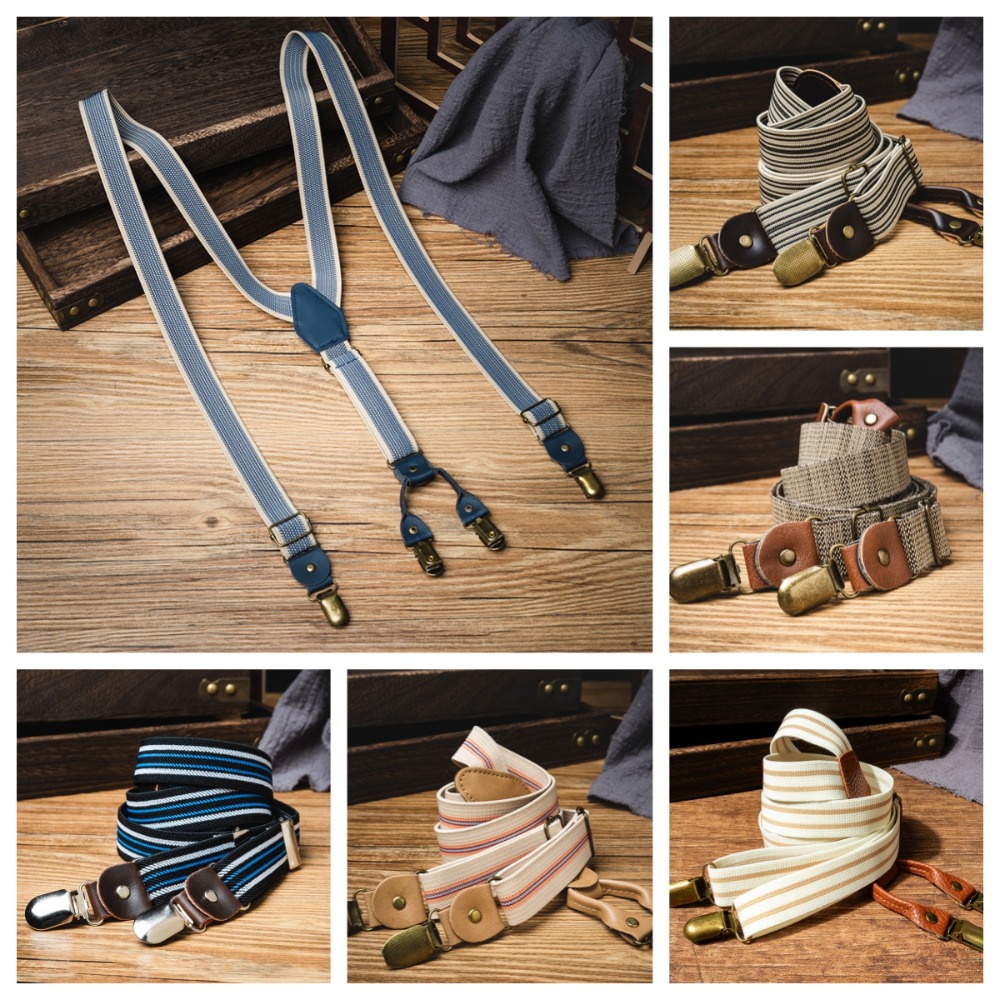 Retro Suspenders for Men Briti - Men'S Accessories Types ulasan dan harga