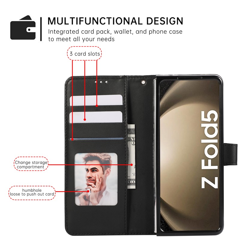 Leather Flip Phone Case for Sa - Phone Wallet Combo ulasan dan harga