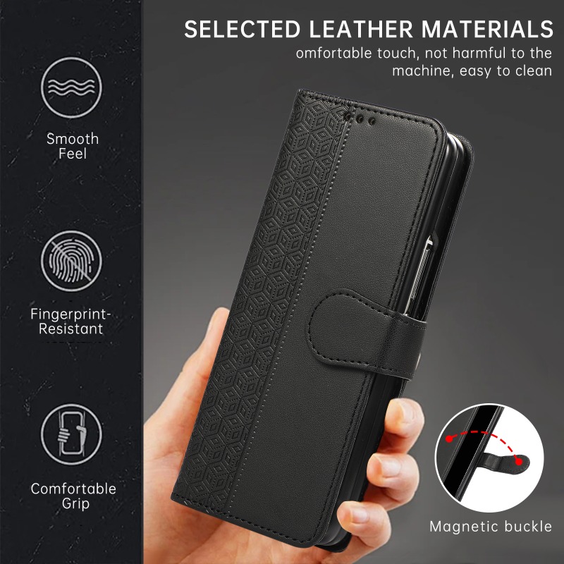 Leather Flip Phone Case for Sa - Phone Wallet Combo ulasan dan harga