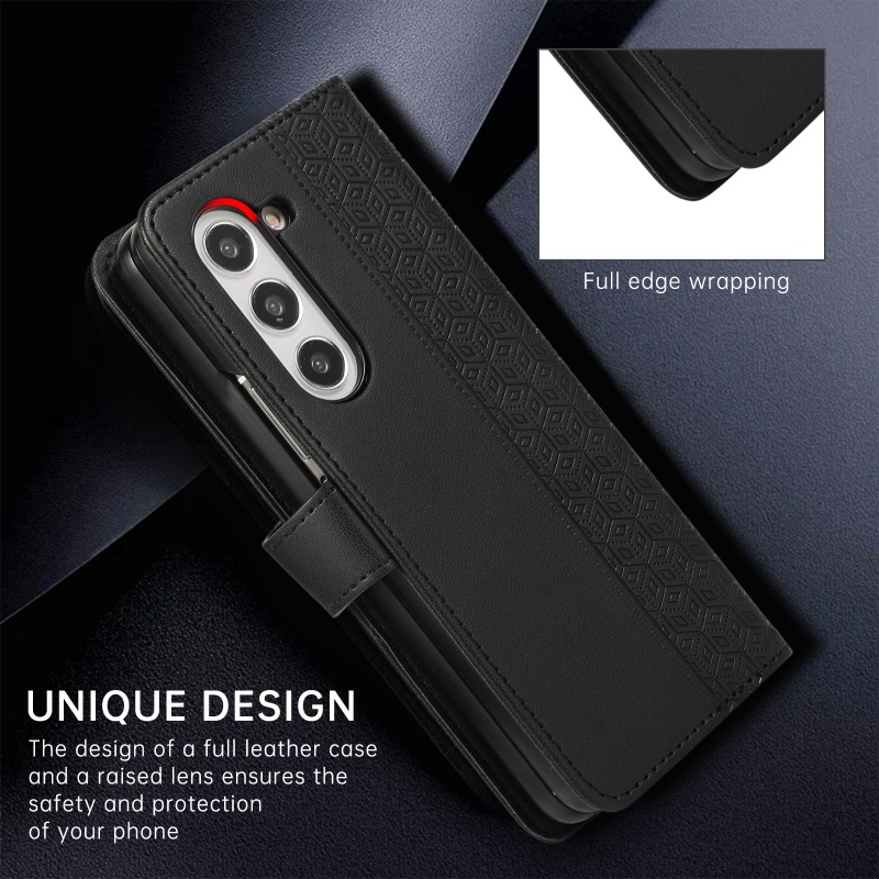 Leather Flip Phone Case for Sa - Phone Wallet Combo ulasan dan harga