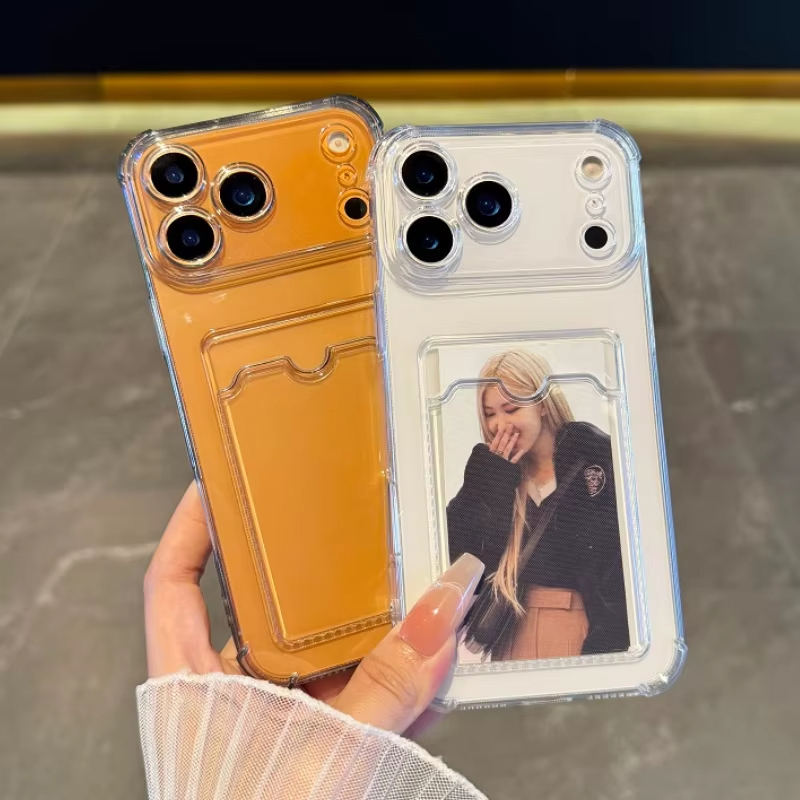 Transparent Card Slot Holder C - Phone Wallet Combo ulasan dan harga