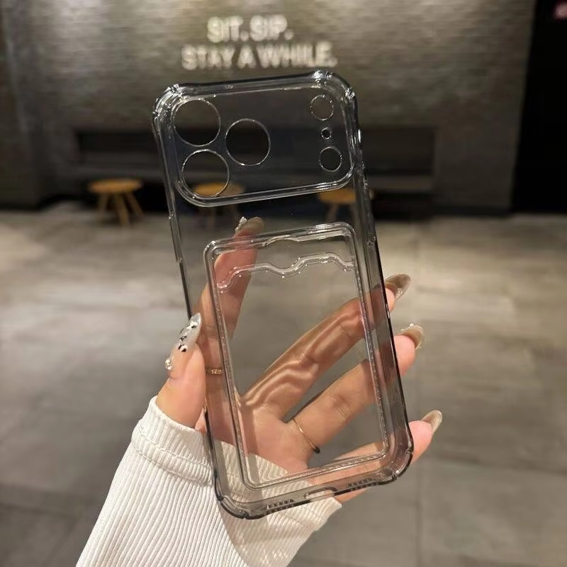 Transparent Card Slot Holder C - Phone Wallet Combo ulasan dan harga