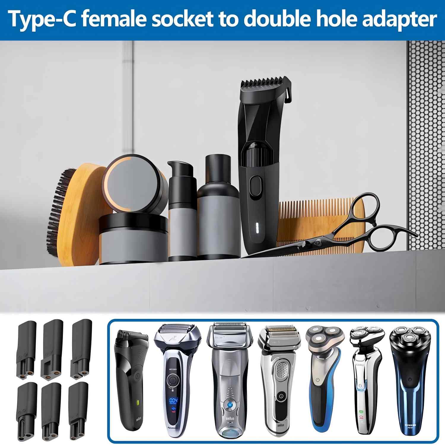 6 PCS Type-C USB Adapter Repla - Men'S Accessories Types ulasan dan harga
