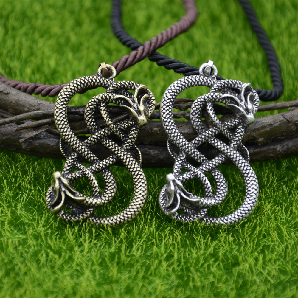 Norse Loki Double Dragon Goth  - Men Accessories Ethnic ulasan dan harga