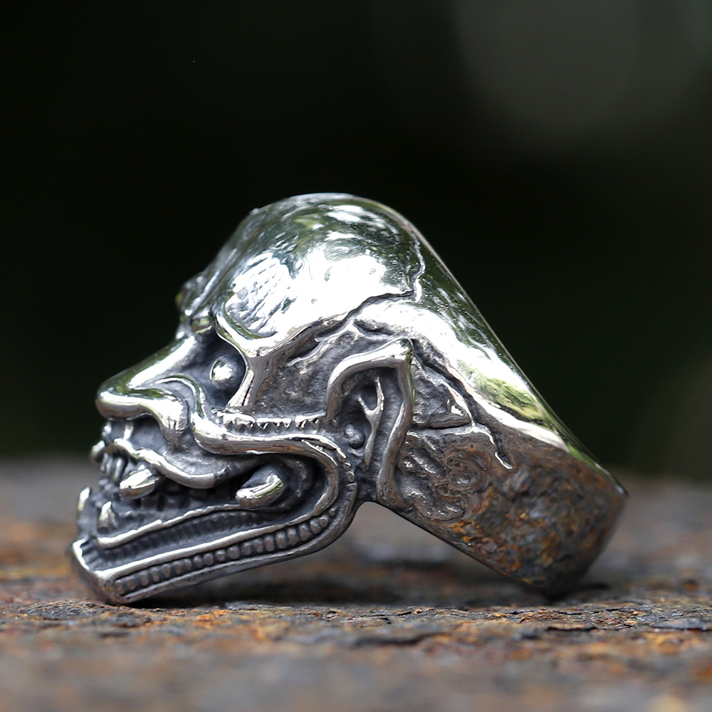 023 New Punk Skull Hannya Mask - Men Accessories Guide ulasan dan harga