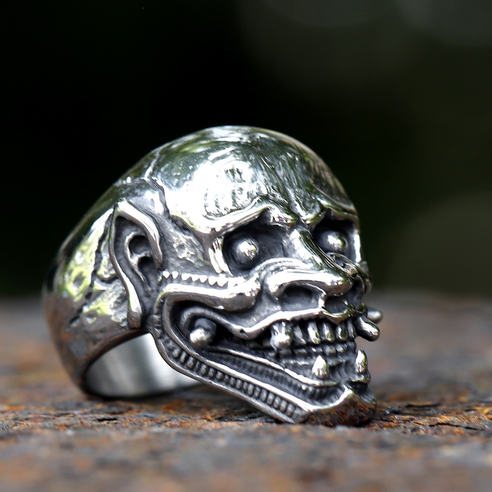 023 New Punk Skull Hannya Mask - Men Accessories Guide ulasan dan harga