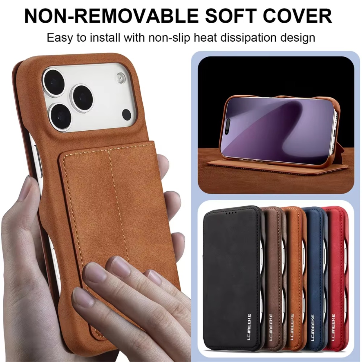 Leather Wallet Magnetic Flip C - Phone Wallet Combo ulasan dan harga