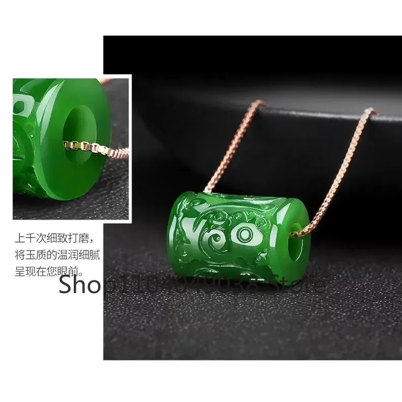 Natural Green Jade Money Beads - Men Accessories Jewellery ulasan dan harga