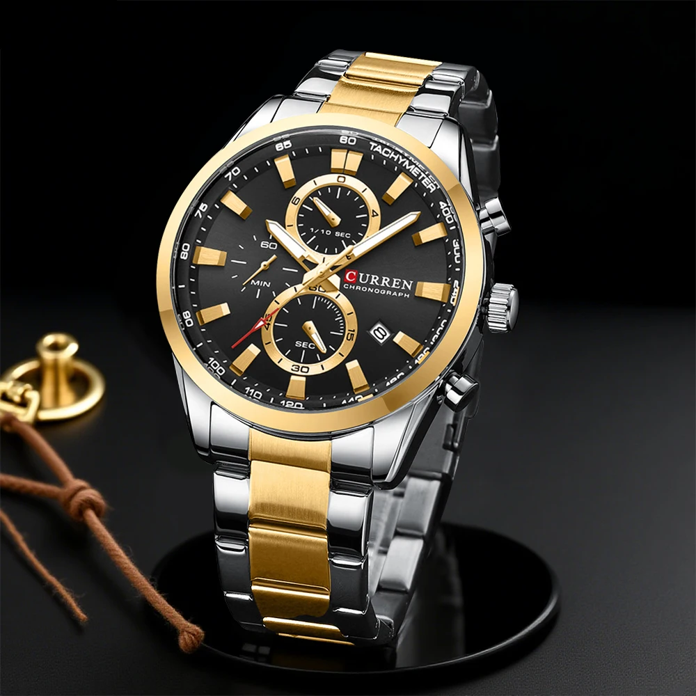 CURREN Casual Quartz Chrono Sp - Men'S Accessories Jewelry ulasan dan harga