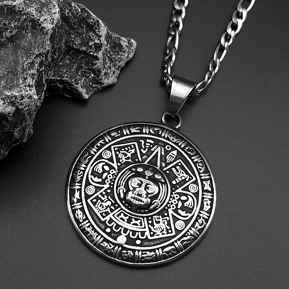 Vintage Mayan Symbol Pendant N - Men Accessories Ethnic ulasan dan harga