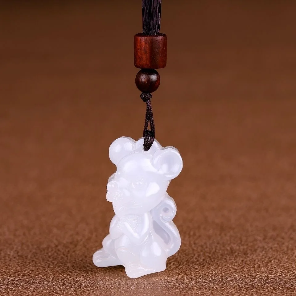 Natural Afghan White Jade Chin - Men Accessories Jewellery ulasan dan harga