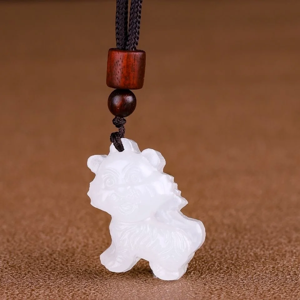 Natural Afghan White Jade Chin - Men Accessories Jewellery ulasan dan harga