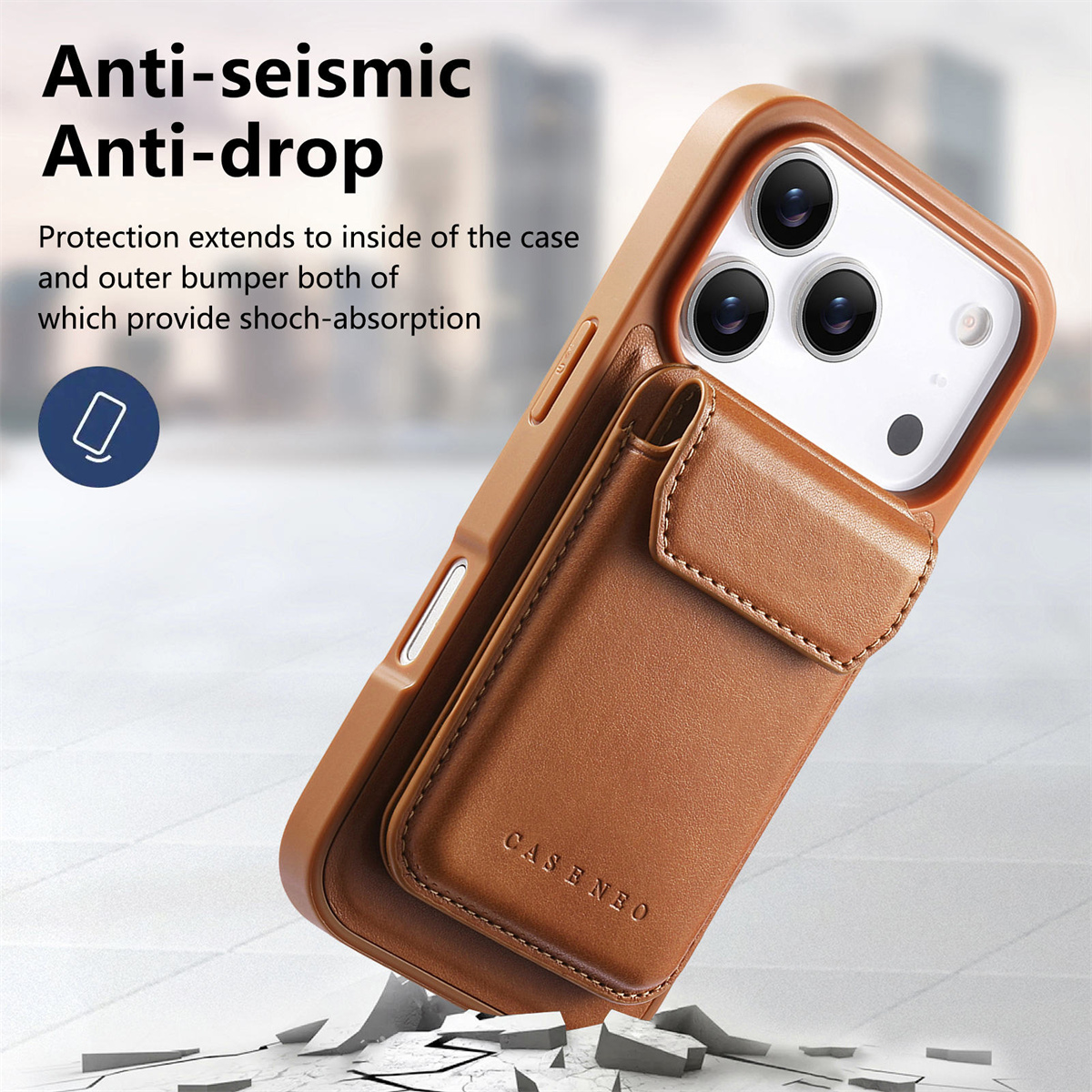 Detachable Magnetic 2 in 1 Lea - Phone Wallet Combo ulasan dan harga