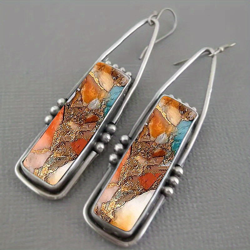 2PCS Retro Bohemian Earrings I - Men Accessories Ethnic ulasan dan harga