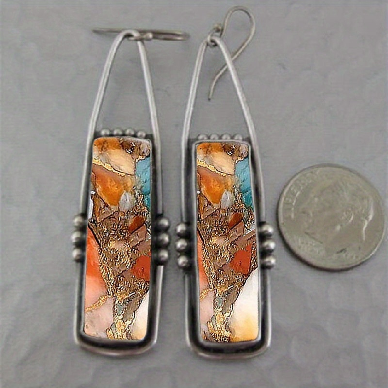 2PCS Retro Bohemian Earrings I - Men Accessories Ethnic ulasan dan harga