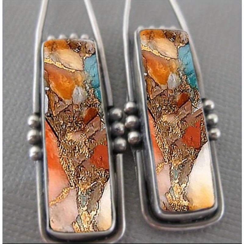 2PCS Retro Bohemian Earrings I - Men Accessories Ethnic ulasan dan harga