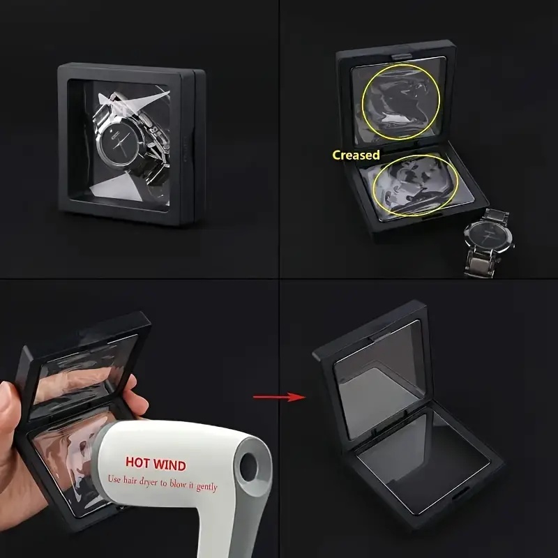 20Pcs Clearview 3D Floating Di - Men'S Accessories Drawer Organizer ulasan dan harga