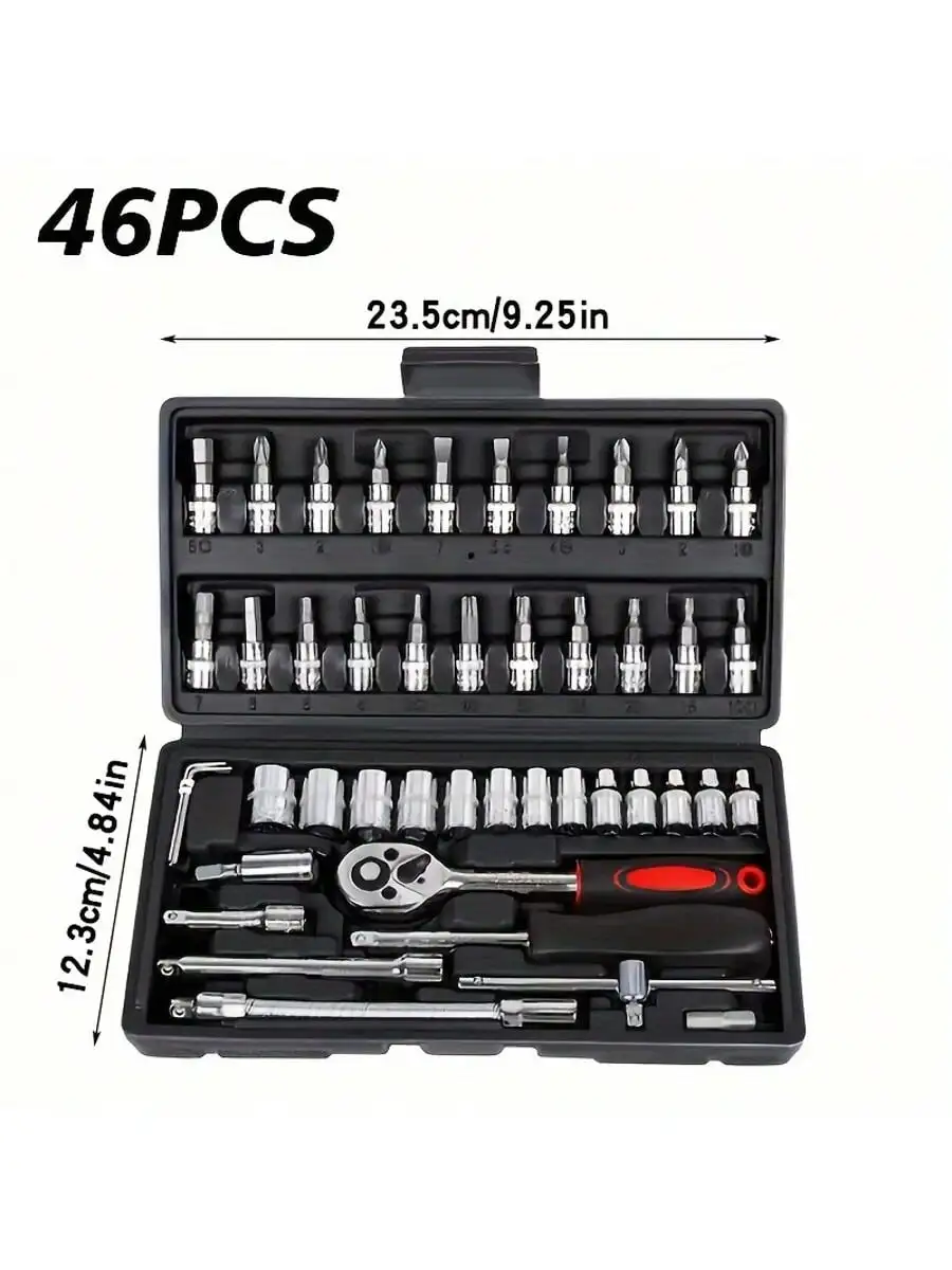 46 Piece 1/4 Inch Drive Socket - Men'S Accessories Drawer Organizer ulasan dan harga