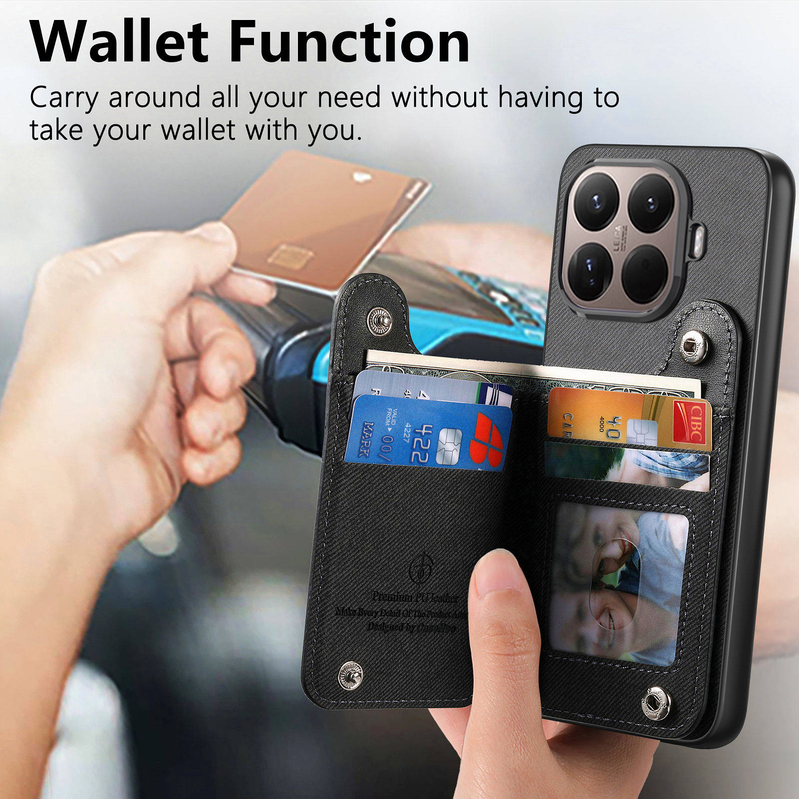 RFID Wrist Strap Zipper Wallet - Phone Wallet Combo ulasan dan harga