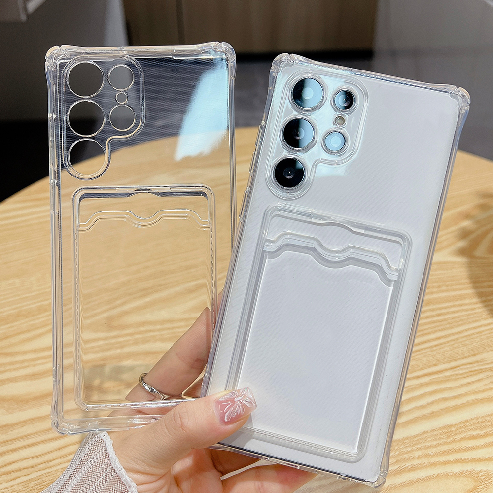 Card Slot Bag Holder Clear Pho - Phone Wallet Combo ulasan dan harga