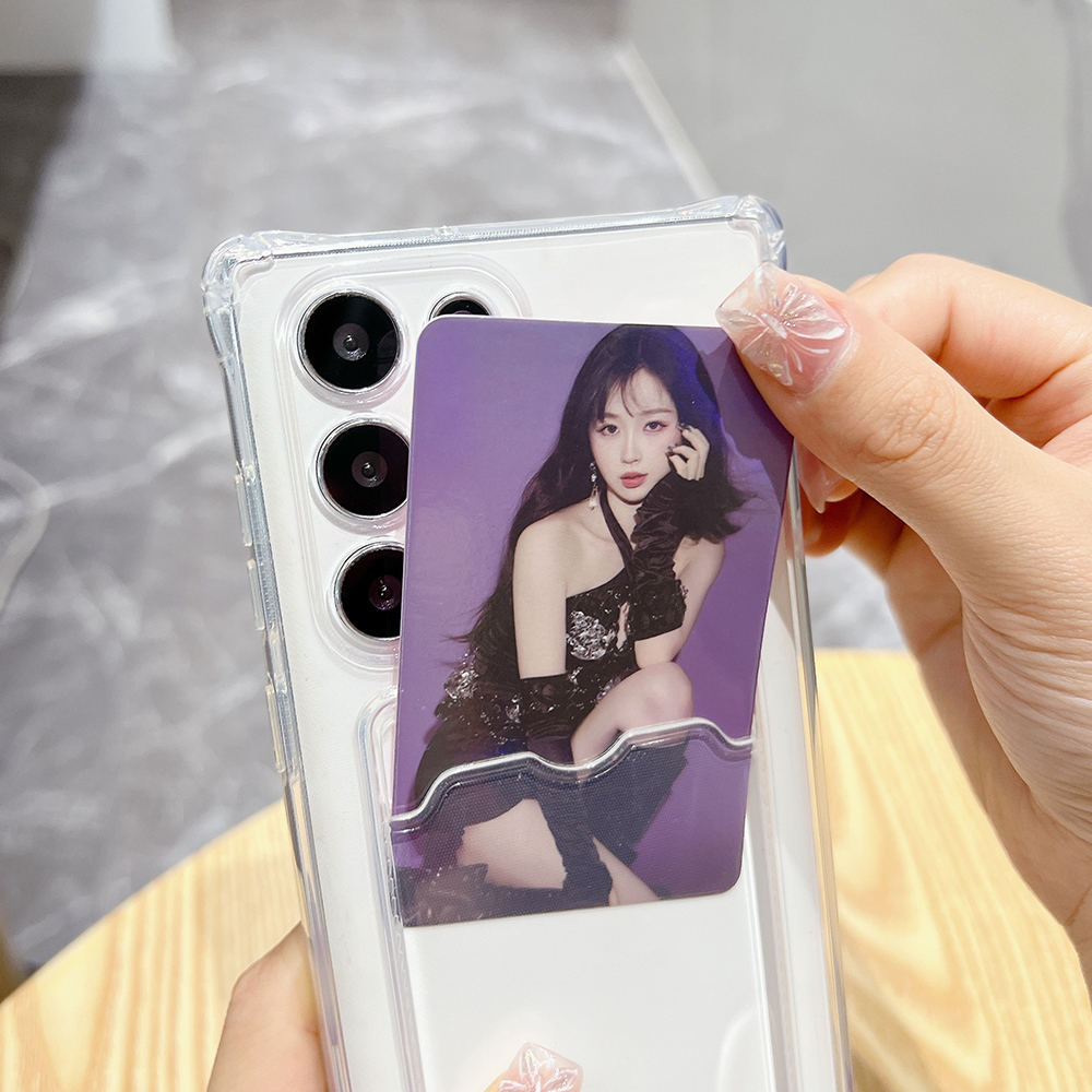 Card Slot Bag Holder Clear Pho - Phone Wallet Combo ulasan dan harga