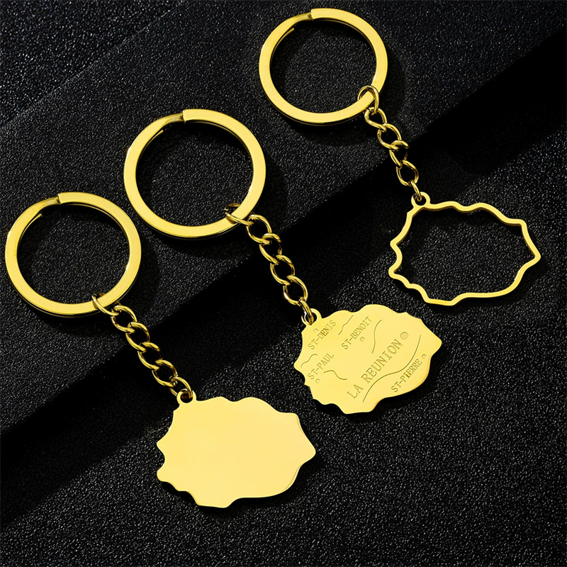 Fashion Reunion Island Map Fla - Men Accessories Ethnic ulasan dan harga