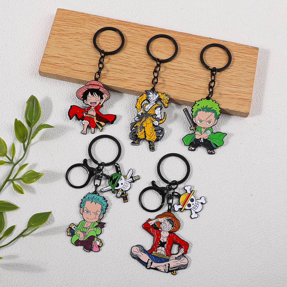 One Piece Anime Keychain Featu - Men Accessories Ring ulasan dan harga