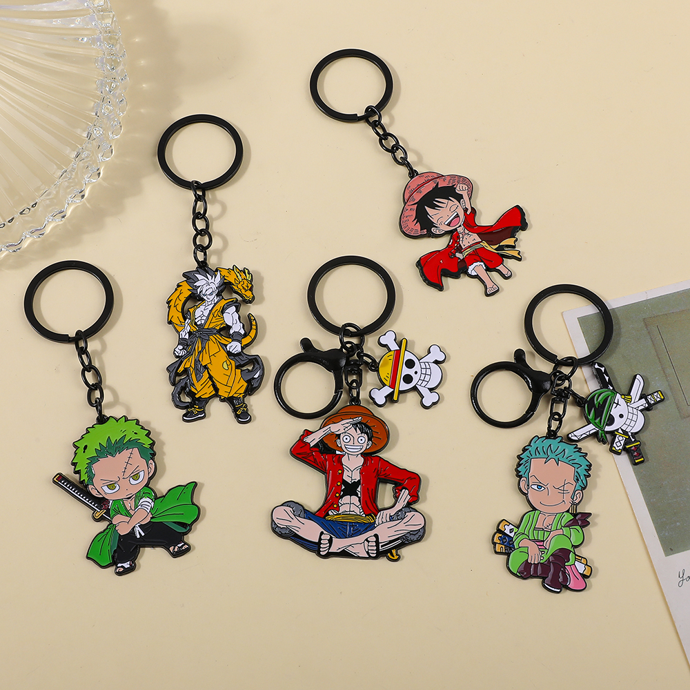 One Piece Anime Keychain Featu - Men Accessories Ring ulasan dan harga