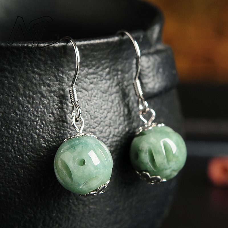 Natural Emerald Hollow Bead Ja - Men Accessories Jewellery ulasan dan harga