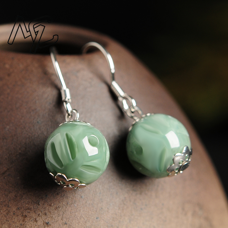 Natural Emerald Hollow Bead Ja - Men Accessories Jewellery ulasan dan harga