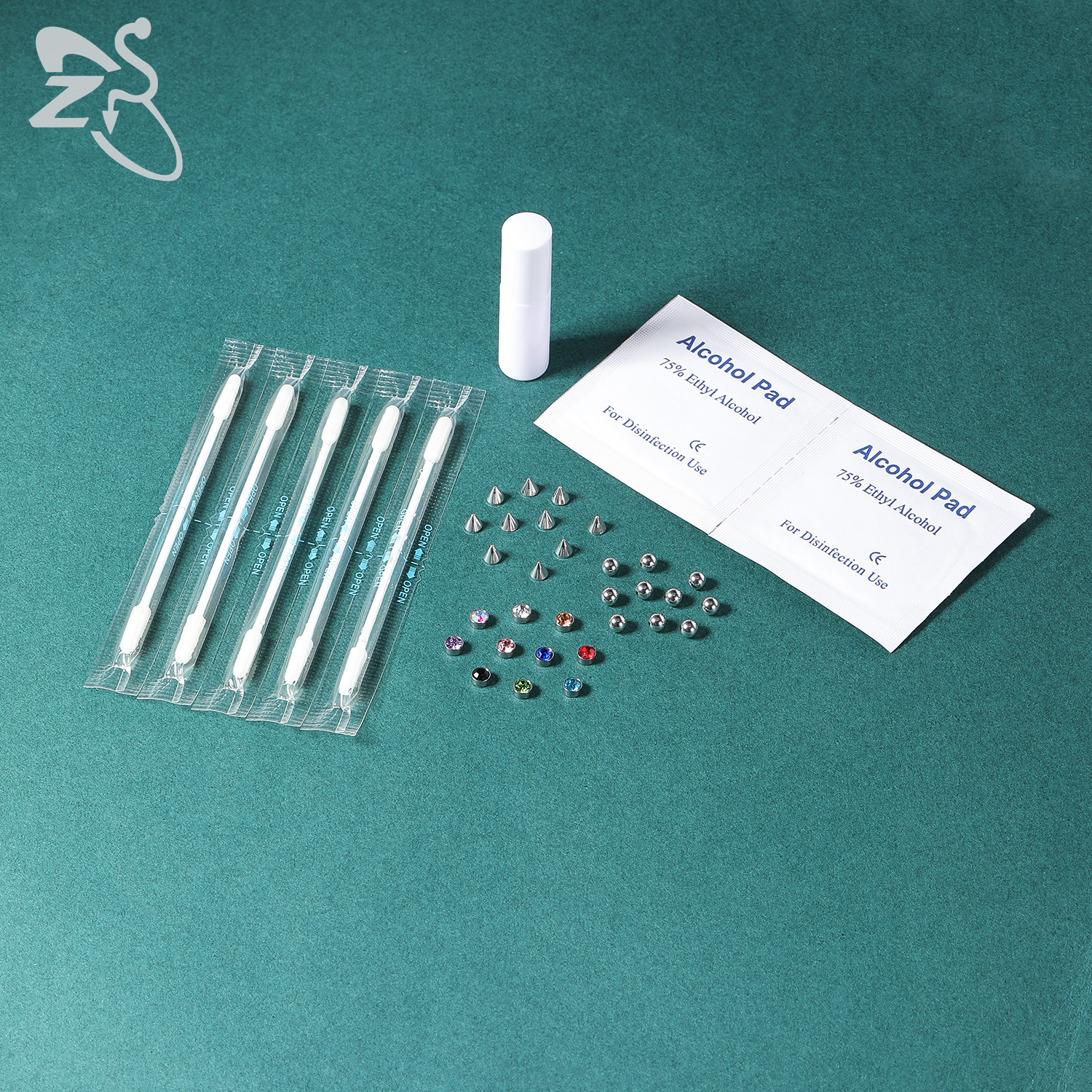 ZS 1 Set Fake Eyebrow Ring Men - Men Accessories Ring ulasan dan harga