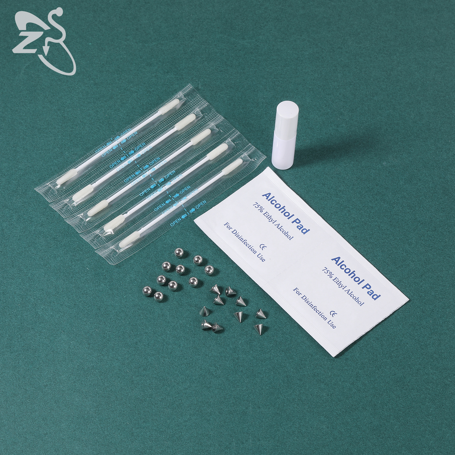 ZS 1 Set Fake Eyebrow Ring Men - Men Accessories Ring ulasan dan harga