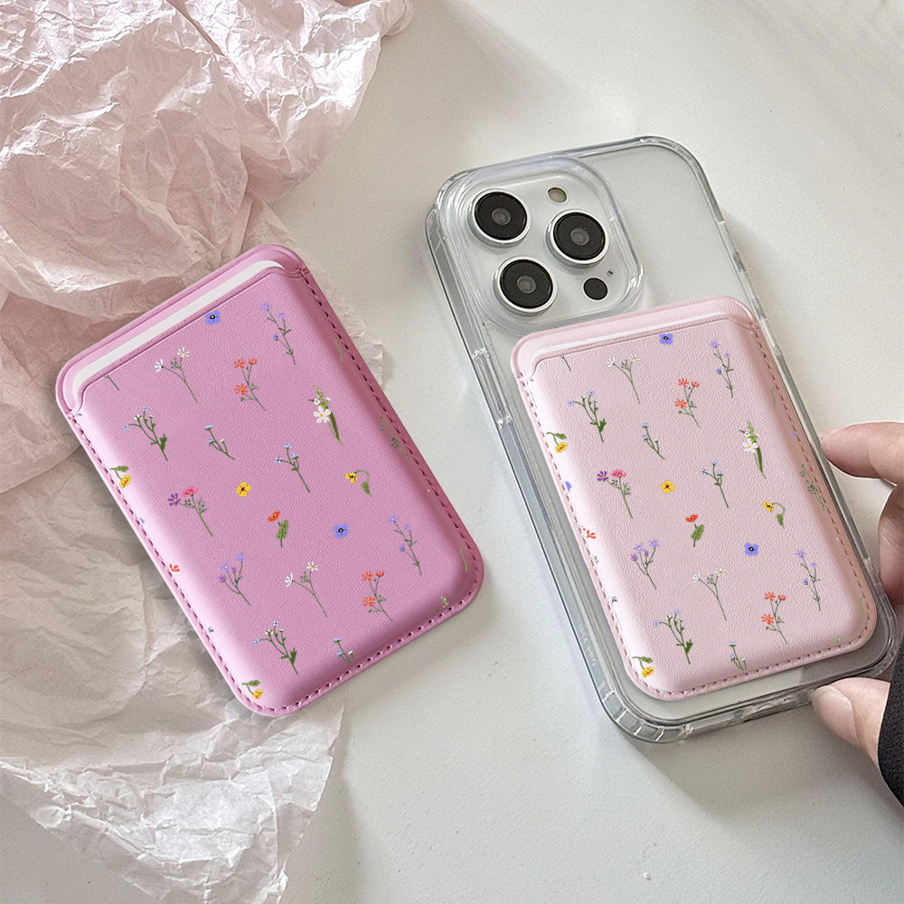 Leather Card Wallet Cover Magn - Phone Wallet Combo ulasan dan harga